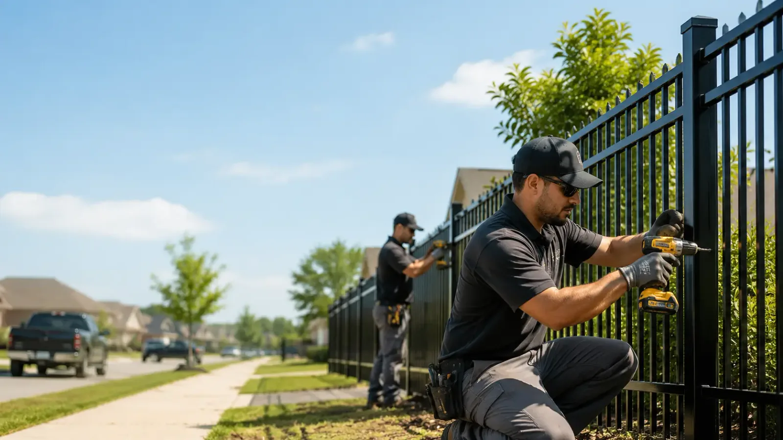 Metal Fence Installation in Barkhamsted, CT